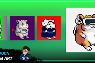 help you to make nft pixel art and nft gif animation
