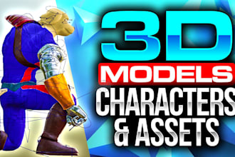 create any 3d character or asset models