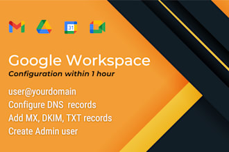configure google workspace, g suite for custom domain