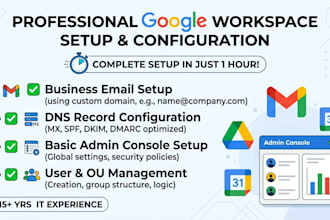 setup and configure google workspace for your business
