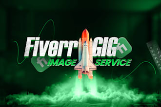 design clickable fiverr gig image and fiverr gig thumbnail within 6hour