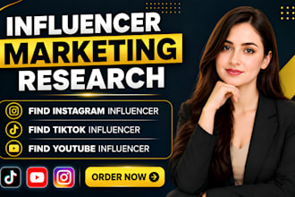 find best instagram, tiktok, and youtube influencer list, influencer research