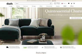 build furniture website furniture shopify store dropshipping store