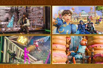 make 3d fortnite thumbnail at a cheap price