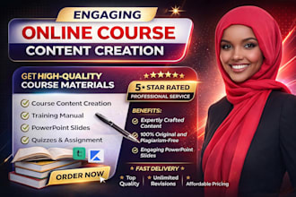create ebook online course content, online course creation, course curriculum