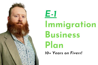 write your e1 immigration visa business plan