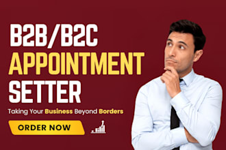 be your linkedin marketing manager, b2b b2c appointment setter