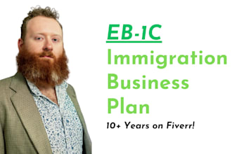 write your eb1c immigration visa business plan