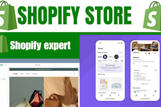 be your shopify developer, add products, upload products to wix, ebay, shopify