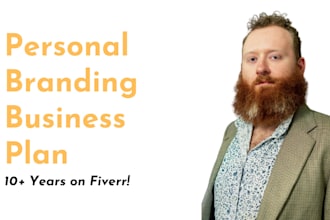 write your personal brand business plan