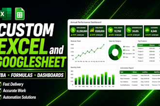 create custom excel and google sheets with formulas