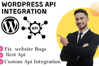 fix wordpress bug custom website api integration website development