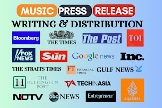 write music press release, music press distribution, submit music press release