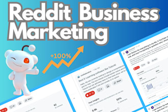 do reddit post management for ecommerce, business, website, saas or crypto token