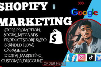 shopify dropshipping store promotion shopify marketing facebook ads campaign