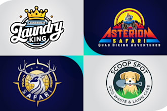 do modern premium logo design for your brand in 24hrs