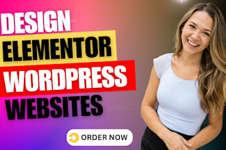 clone design redesign wordpress website or landing  page with elementor or astra