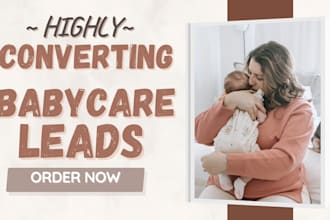 generate exclusive baby store leads via google ad kids accessories website