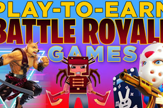 develop p2e battle royale game, mmorpg game, rpg, shooting, moba, fighting game