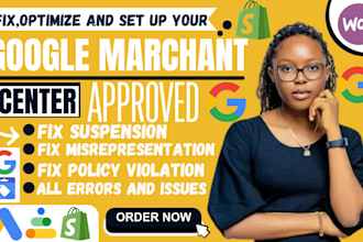 fix google merchant center issues, misrepresentation, shopping ads and listing