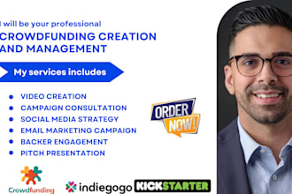create promote crowdfunding video gofundme campaign manager backers list