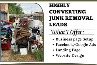 generate highly converting junk removal leads junk cleaning leads dumpster leads