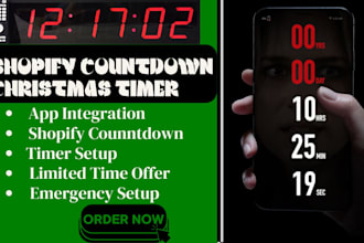 add custom countdown timer on your shopify store, coming soon page