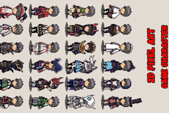pixel art, pixel game art, pixel game animation, 2d pixel character, tileset