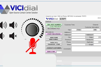 configure vicidial for your call center, customize IVR, setup voip, freepbx, 3cx