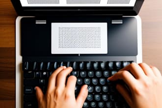 do a fast typing job, retype scanned documents, your typist