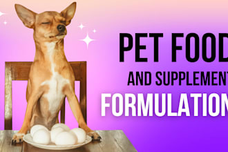 do safe pet care and pet food and supplement formulation