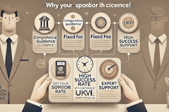 consult and guide you through the ukvi sponsor licence application process