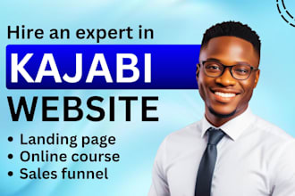 kajabi online course, kajabi website design, kajabi sales funnel, landing page