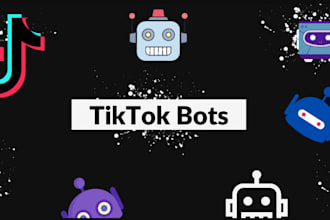 build tiktok api bot youtube channel bot automation bot instagram bot twitch bot