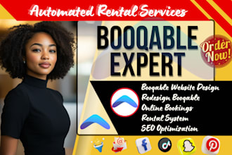 setup booqable rental website design, booqable online booking website design SEO