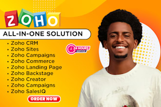 zoho crm zoho sites zoho commerce zoho landingpage zoho campaigns zoho backstage