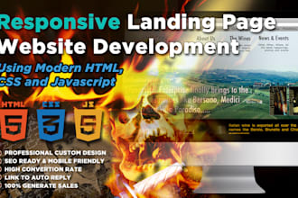 develop a SEO ready landing page for homecare services