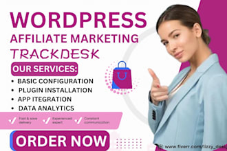 setup wordpress affiliate marketing thirstyaffiliate pretty links trackdesk