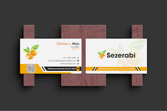 do professional unique business card and logo design