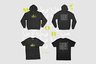 create typography t shirt designs