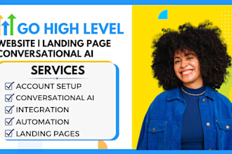 gohighlevel conversational ai website, ghl landing page, ai website gohighlevel