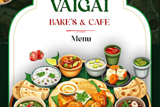 do amazing menu design, restaurant menu, food menu design