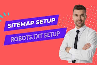 do XML sitemap and robots txt file setup