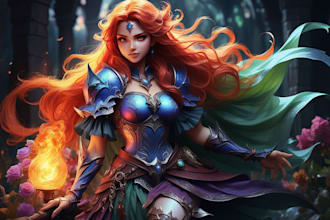 draw your ideal fantasy character