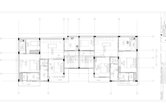 draw autocad 2d floor plan, architectural floor plan