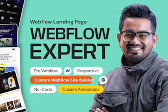design, develop, figma to webflow design, animated and custom websites