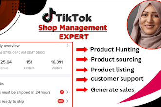 set up tiktok shop dropshipping with product hunting,listing, and automat
