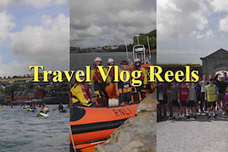 do fast paced travel vlog reels in 24 hours