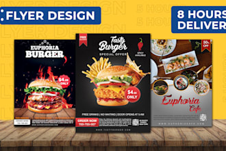 design modern business flyer, event flyer and poster