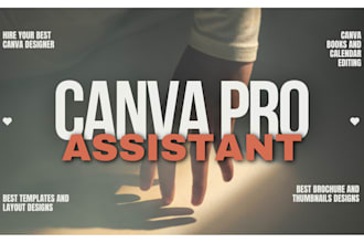 create editable canva template, canva book editing and instagram post design